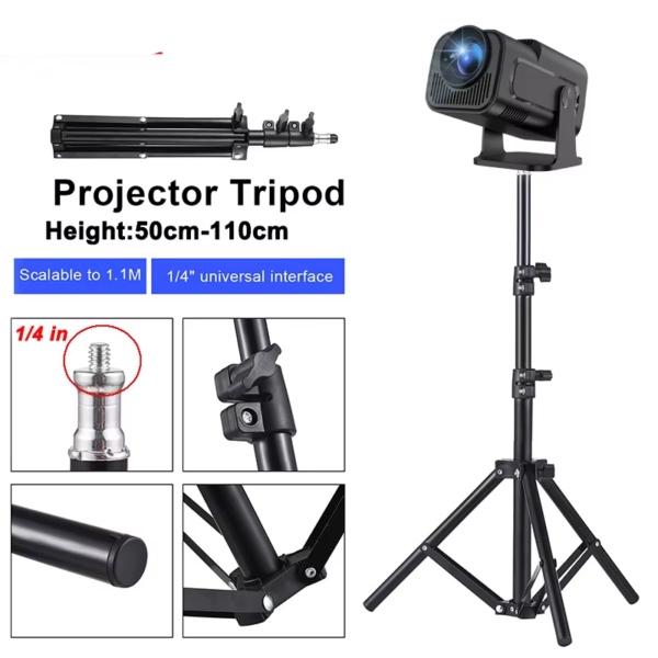 Portable Tripod Stand110cm - Elevate Your Projection Anywhere!